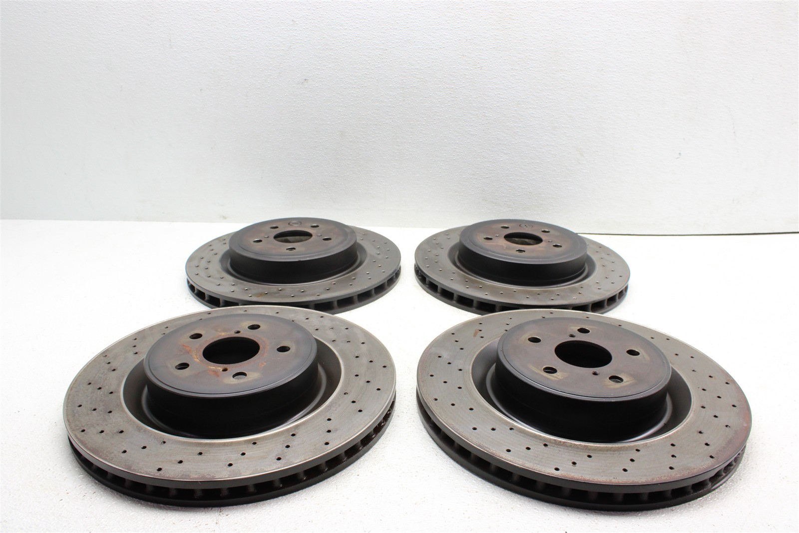 2008 Lexus IS F Front And Rear Used Brembo Brake Rotors Factory OEM 08-13