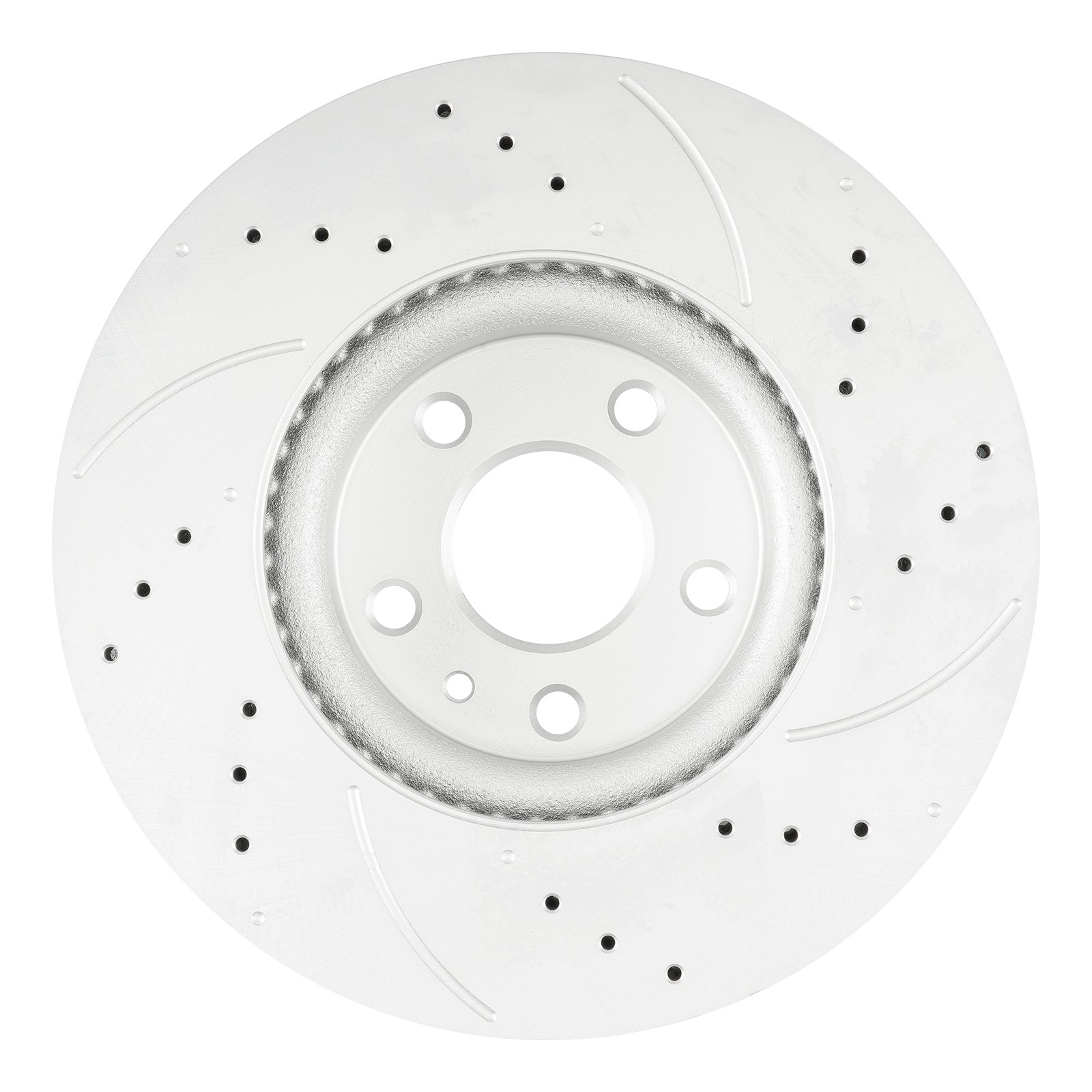 Pair Front Drilled & Slotted Disc Brake Rotors For 2013-2020 Ford Fusion 54196