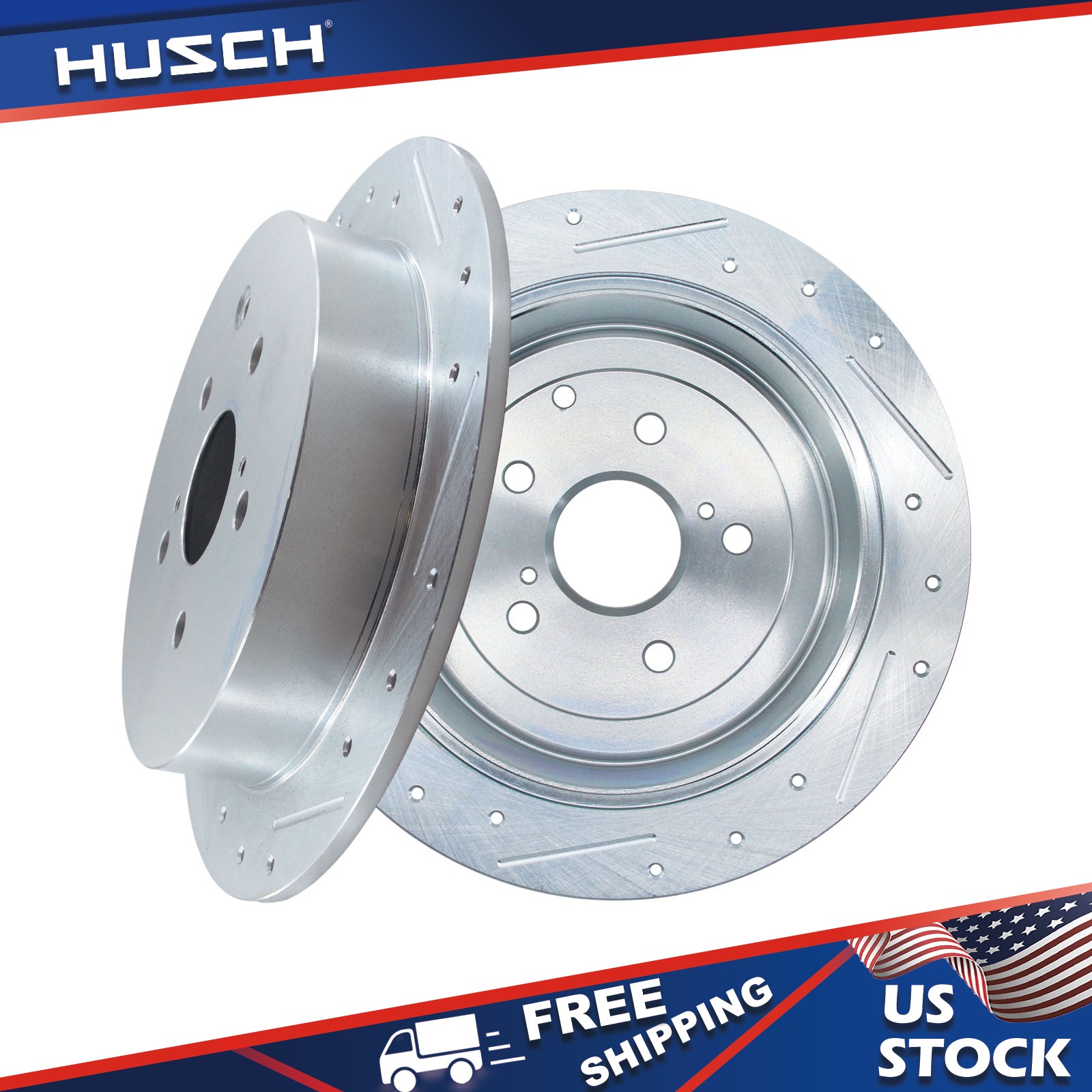 309mm Rear Drilled Brake Rotors for LEXUS RX350 RX450H TOYOTA HIGHLANDER SIENNA