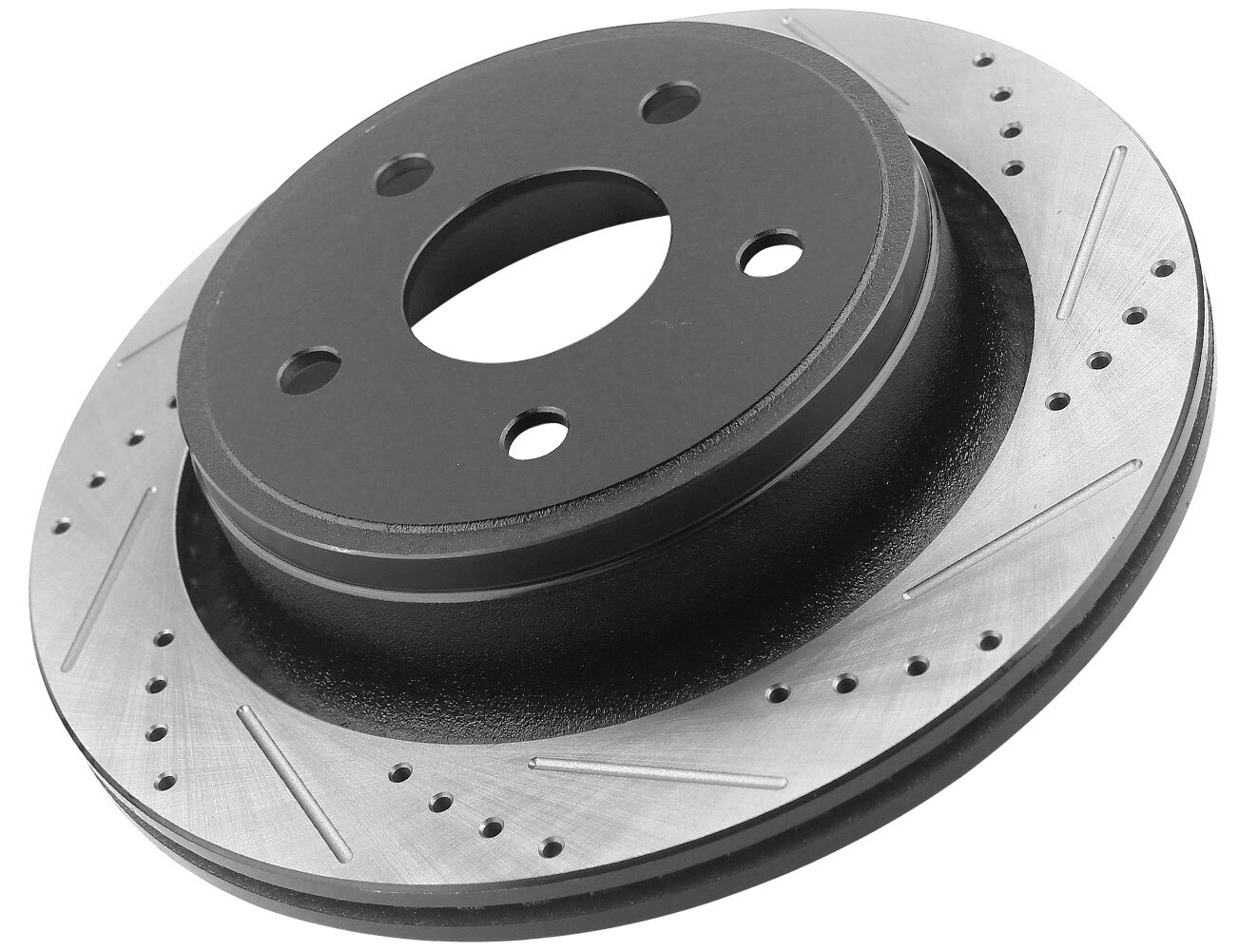 Rear Drilled Brake Rotors Ceramic Pads for 2005-2018 Dodge Ram 1500 5 LUG CA S28