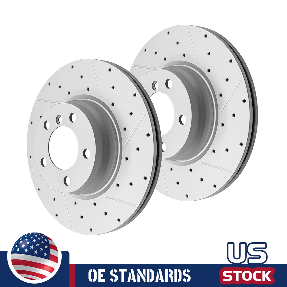 330mm Front Drilled Disc Brake Rotors for BMW 228i 328d 328i 330e 428i 2.0L