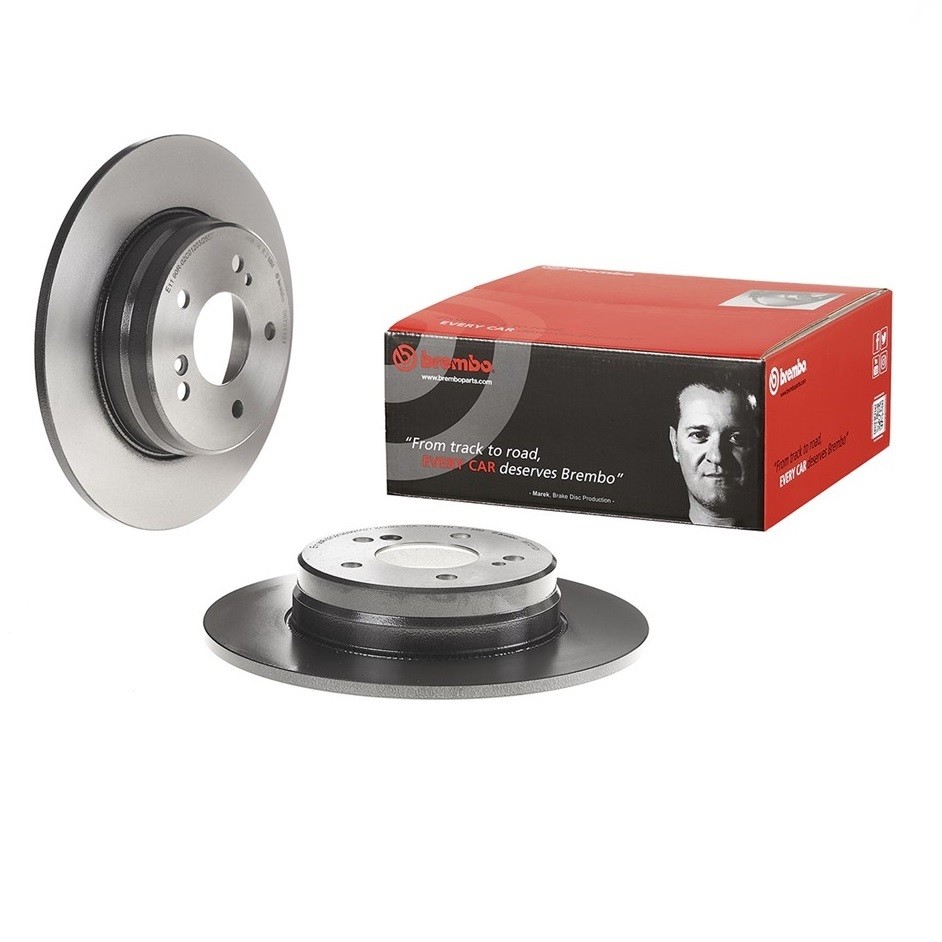 Brembo Rear Brake Discs 08.7211.21 Fits Mercedes-Benz CLK SLK C-Class E-Class