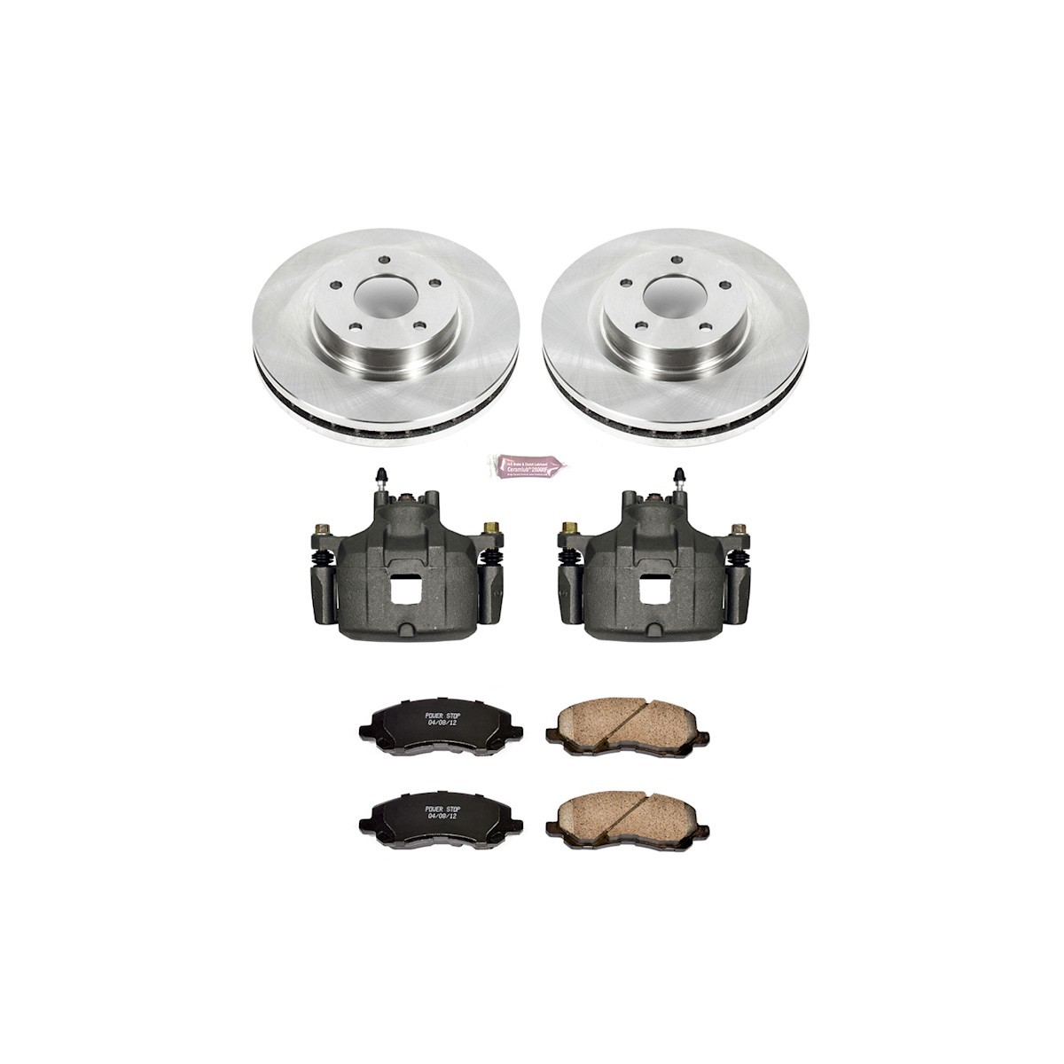 Powerstop Front 294mm Brake Discs Calipers Pads Kit for Lancer Outlander & Sport