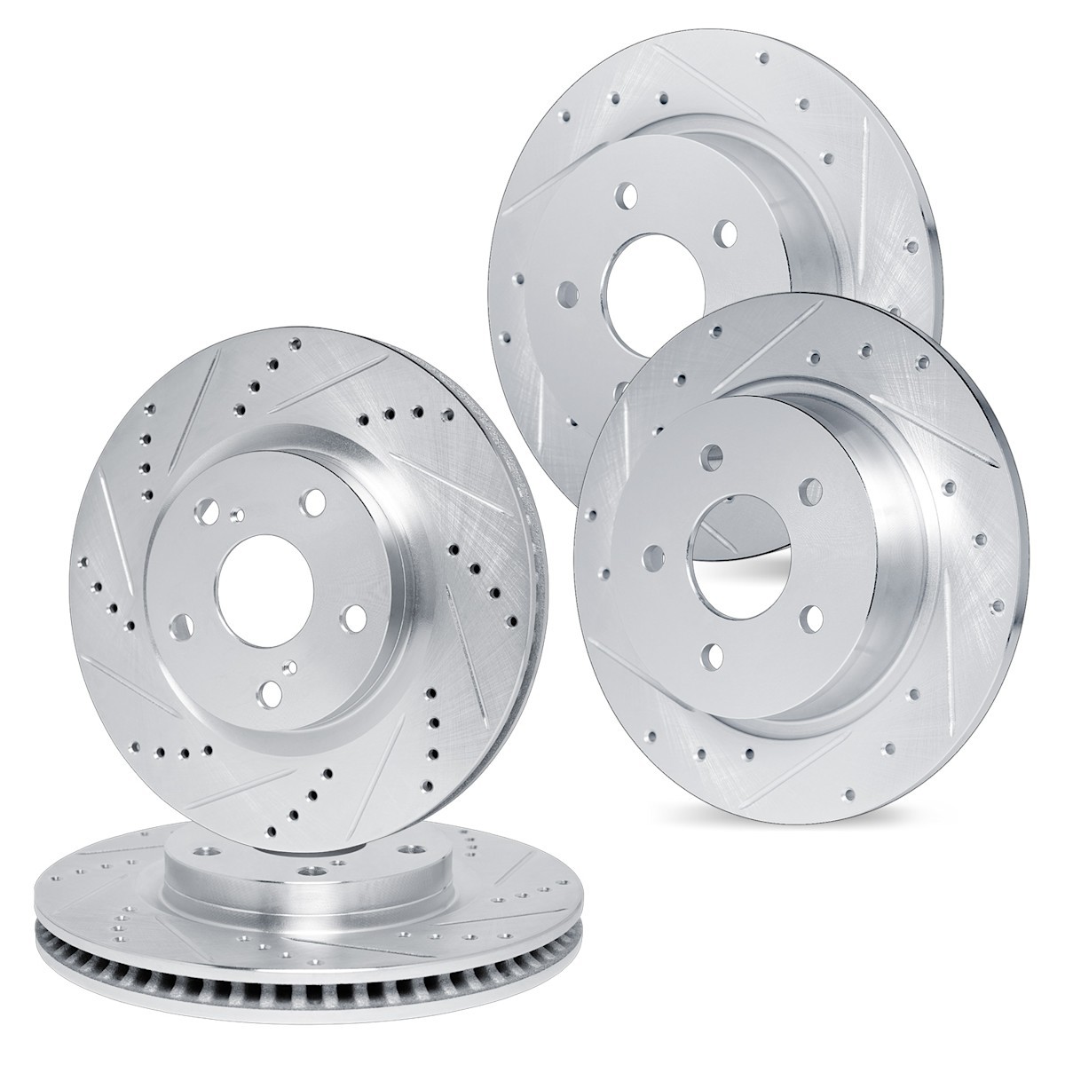WGPN2-27010 R1 Concepts Brake Discs 4-Wheel Set Front & Rear for Volvo 740 760