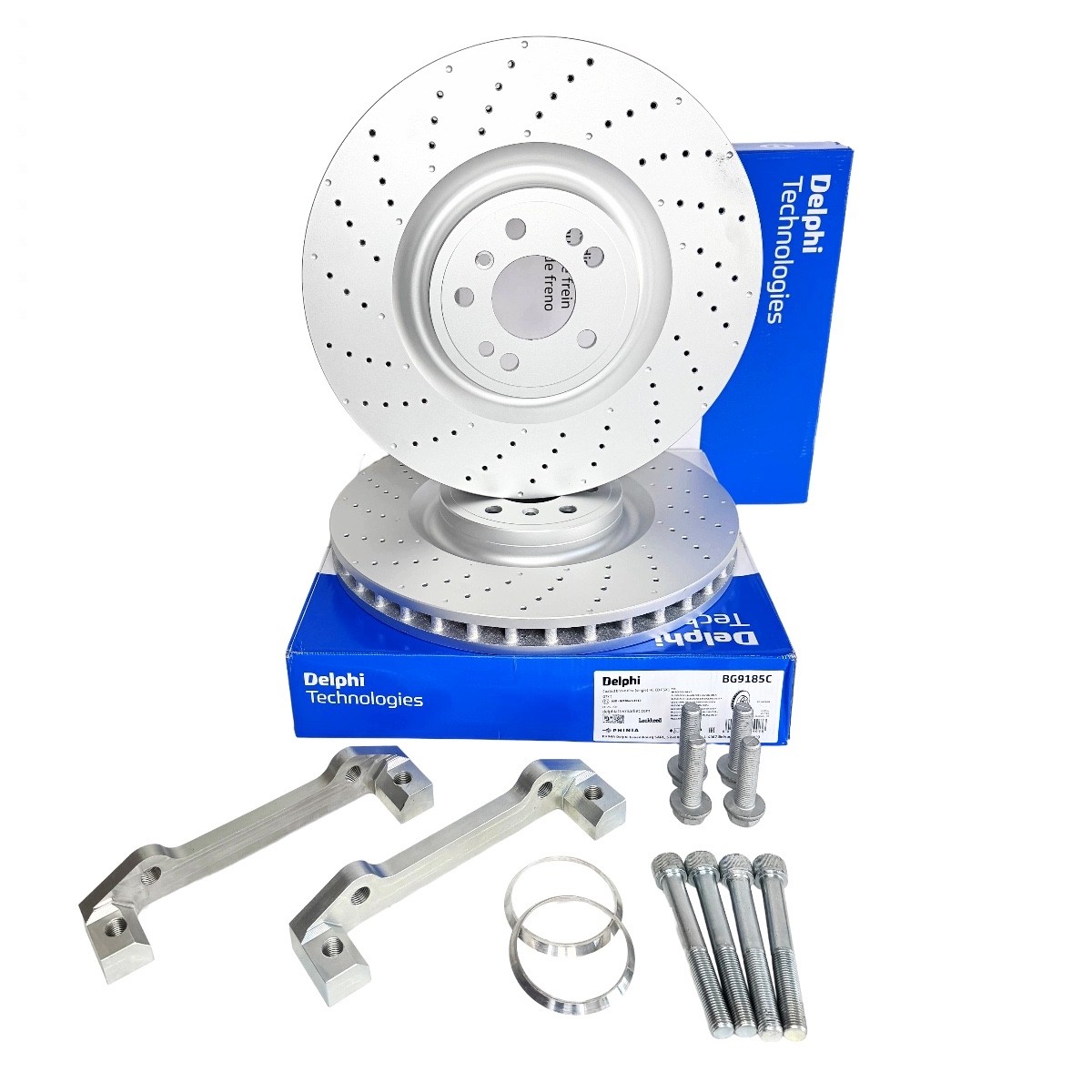 VW Golf MK7, S3 MQB Etc (2012-) 375mm Big Brake Fitting Kit / Porsche Calipers