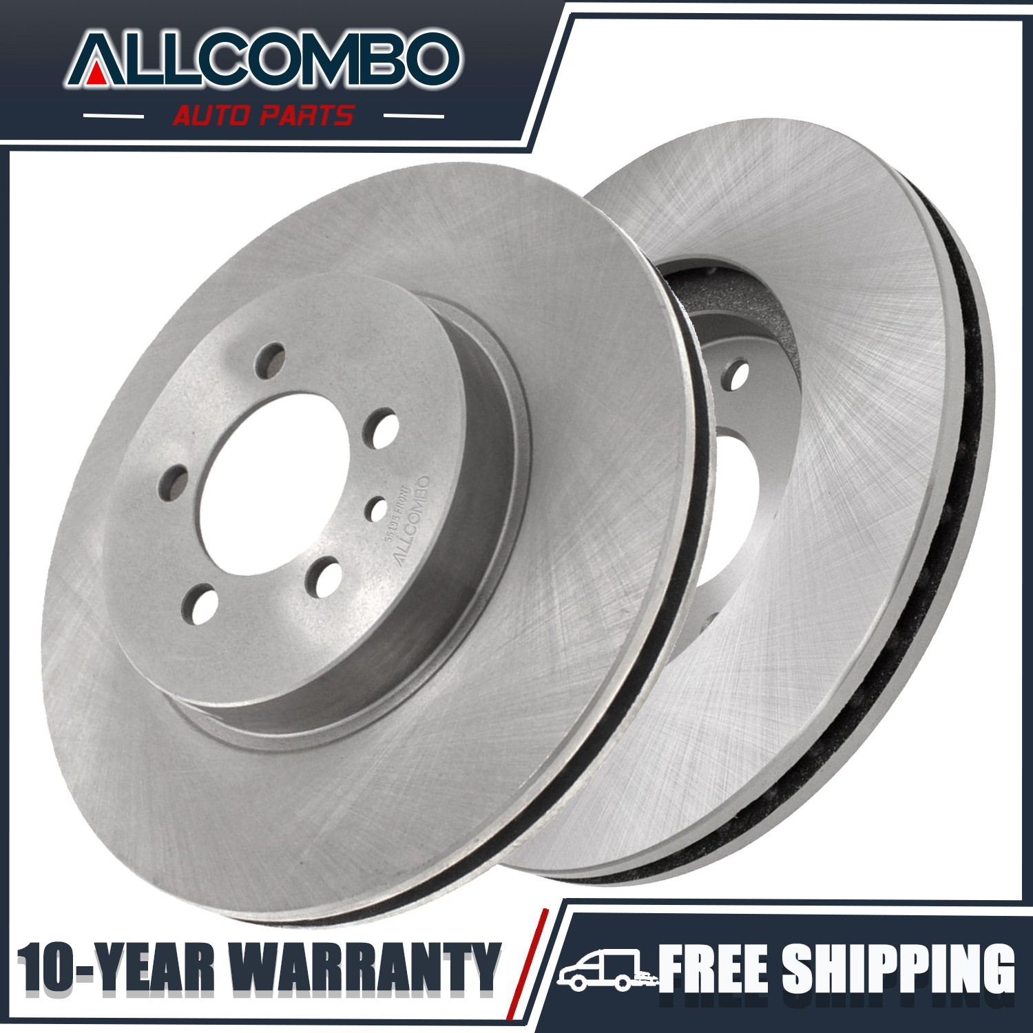 11.81 in Front Brake Rotors for 2018 2019 – 2022 GMC Terrain Chevrolet Equinox