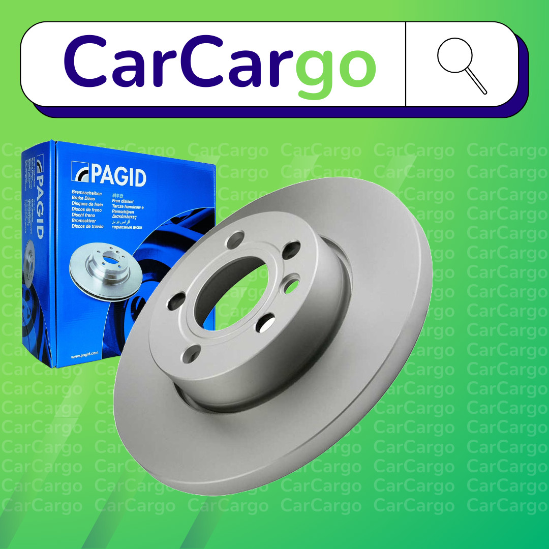 Pagid Solid Front Brake Discs Transporter/Caravelle 2.5 Syncro 1992-2003 282 mm