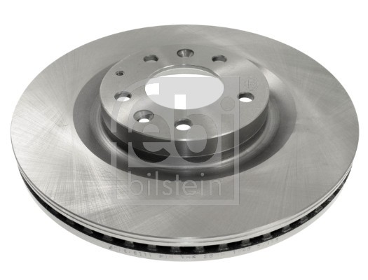2X Febi 108569 Front Brake Discs Pair 320mm Vented Fits Mazda Cx-7 Cx-9