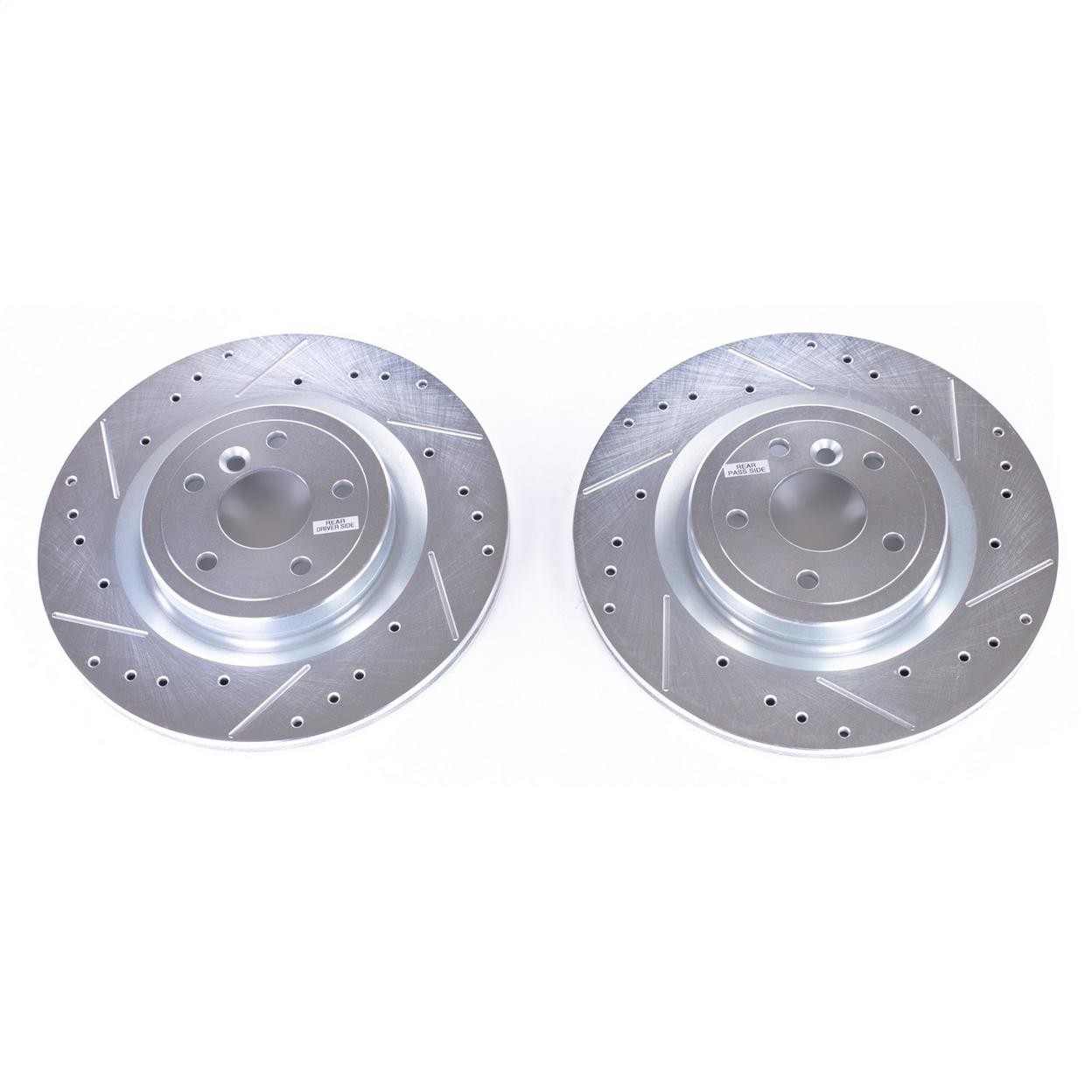 PowerStop Disc Brake Rotor Set – Fits Jaguar XE 2016-2020, Jaguar XF 2016-2020 D