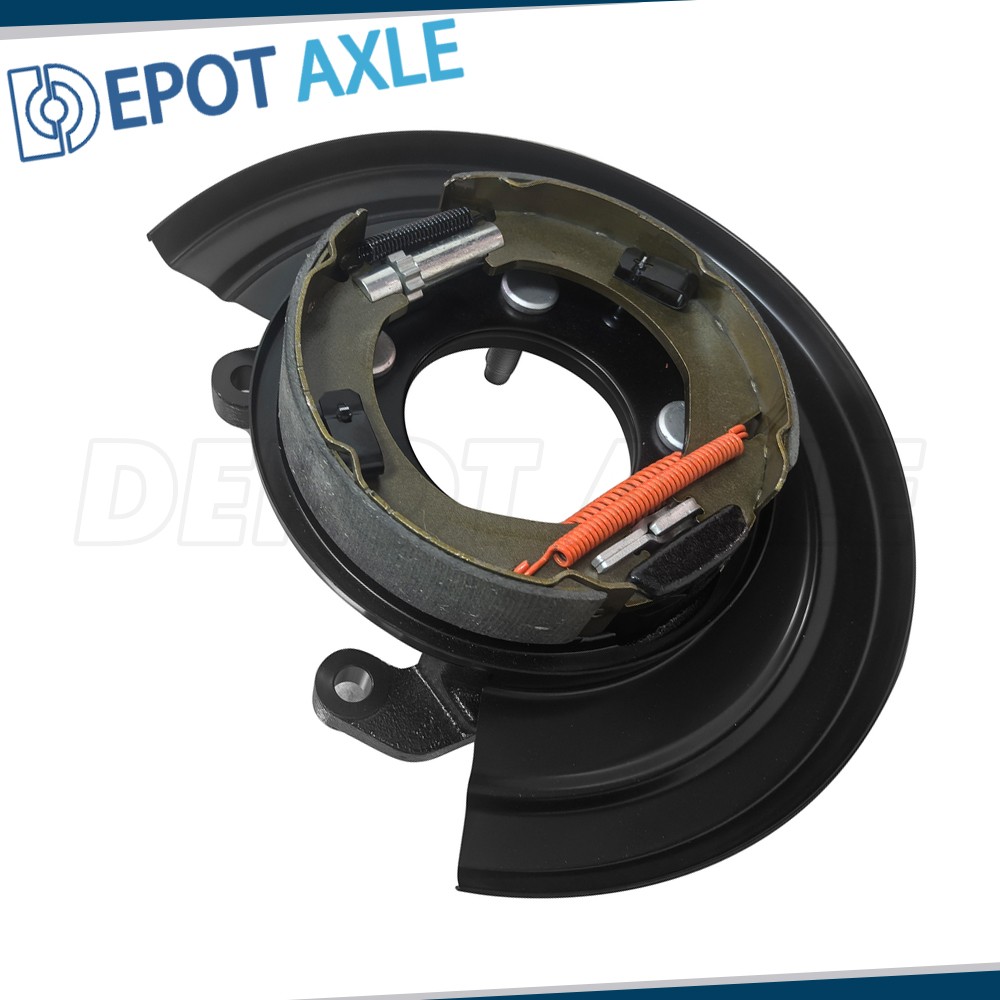 Parking Brake Assembly w/ Backing Plate for 1999-2005 Ford F-250 F-350 Rear Left