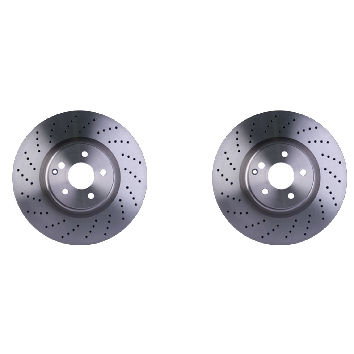Hella Pair Set of Front 360mm Disc Brake Rotors For C215 CL55 AMG W220 S55 AMG