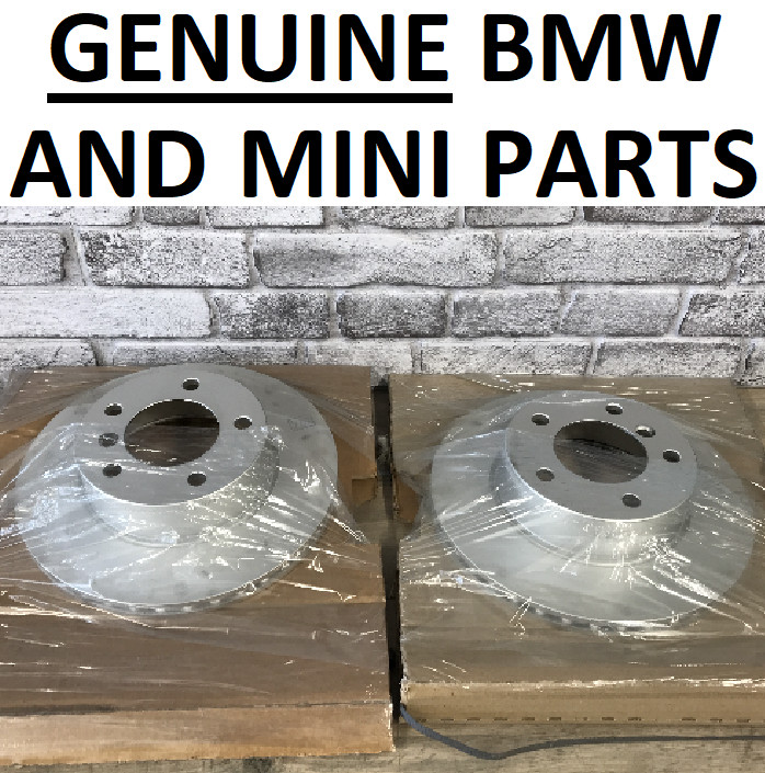GENUINE BMW E81 E87 FRONT Brake Discs 34116854996 PAIR 116i ,116d, 118i, 118d 3X