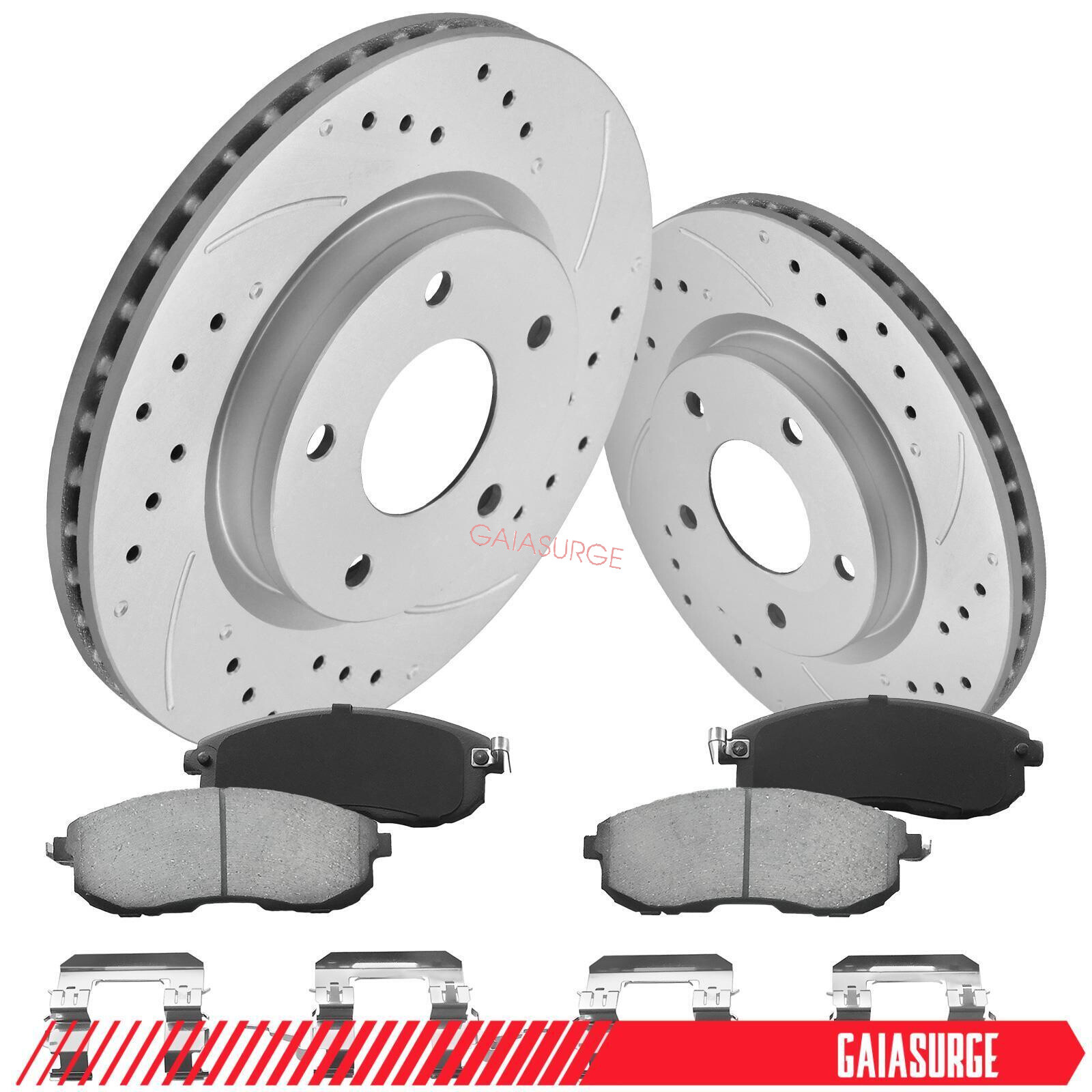 11”(280mm) Front Brake Disc Rotors and Pads Kit For 2013-2019 Nissan Sentra