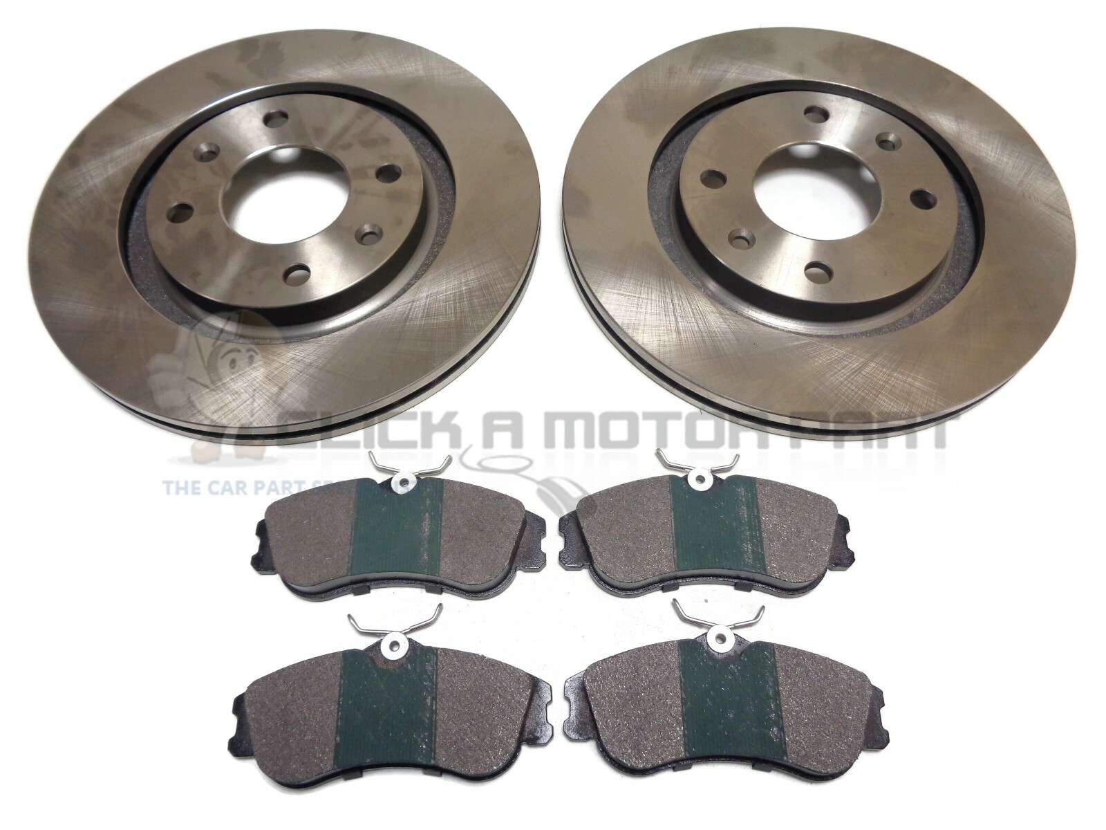PEUGEOT 306 2.0 HDi 1993-2002 FRONT 2 BRAKE DISCS AND PADS SET NEW (266mm)