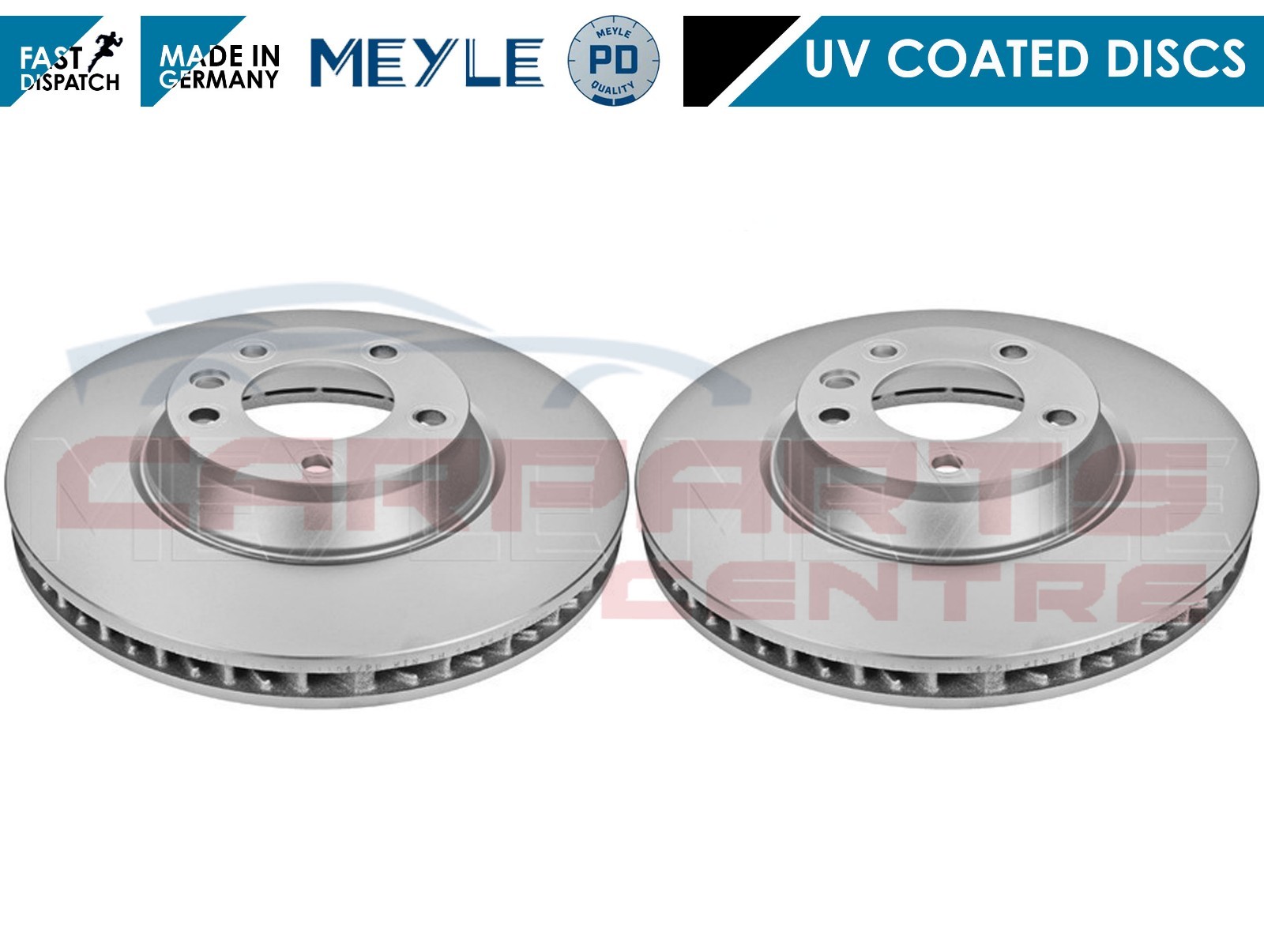 FOR AUDI Q7 PORSCHE CAYENNE VW TOUAREG FRONT MEYLE PLATINUM BRAKE DISCS 350MM