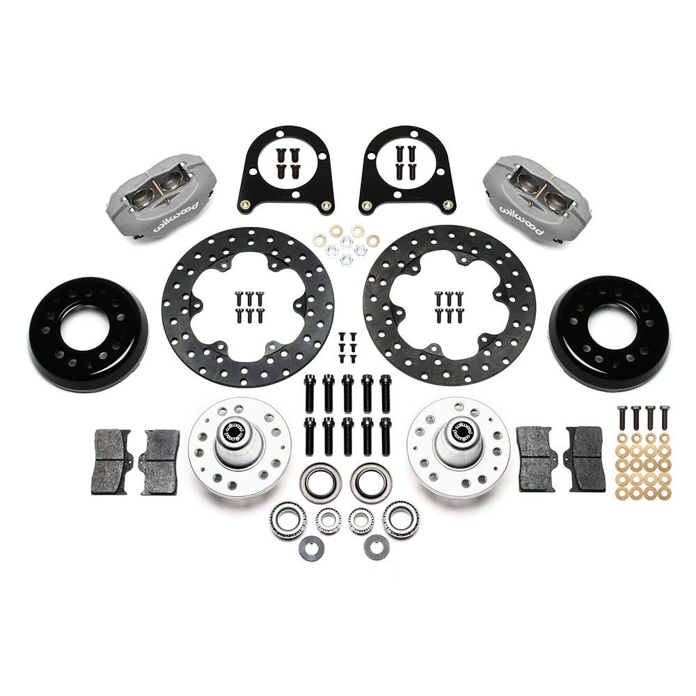 Wilwood 140-1501-BD FDL Pro Series Drag Disc Brake Kit, 1937-49 Fits Ford