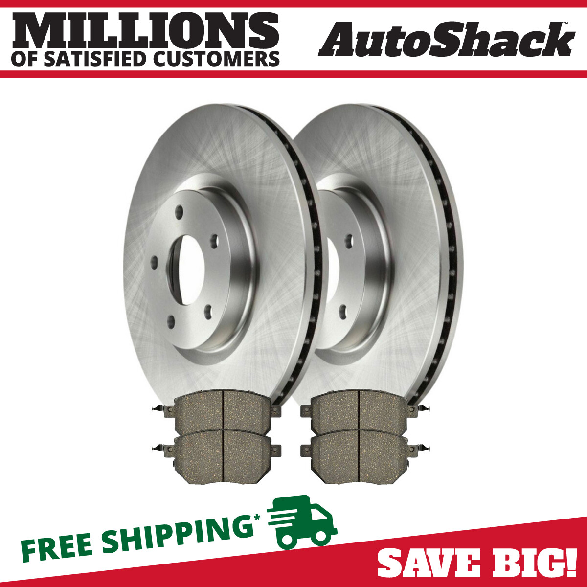 Front Brake Rotors & Pads for 2009 2010 2011 Nissan Murano 3.5L V6