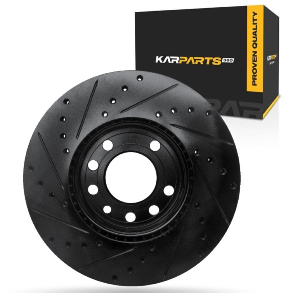 For Saab 9-3 2003-2011 Brake Rotor Black | 285 mm. / 11.22 inch Outside Diameter