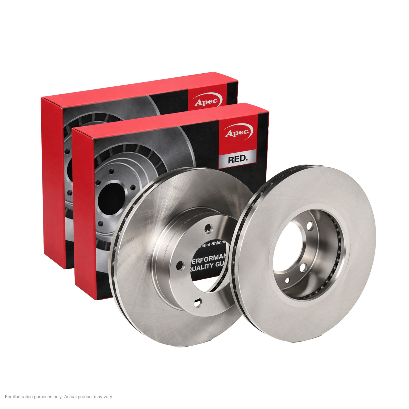 2x APEC Front Brake Discs For OPEL MOVANO A Platform/Chassis 3.0 DTI 2003-
