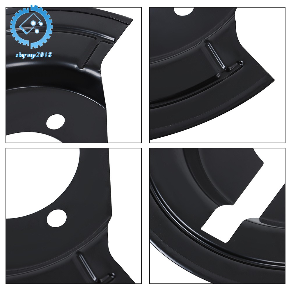 2x Brake Backing Plate-Dust Shield Front For Ram 1500 2011 2012-2019 4.7/5.7L