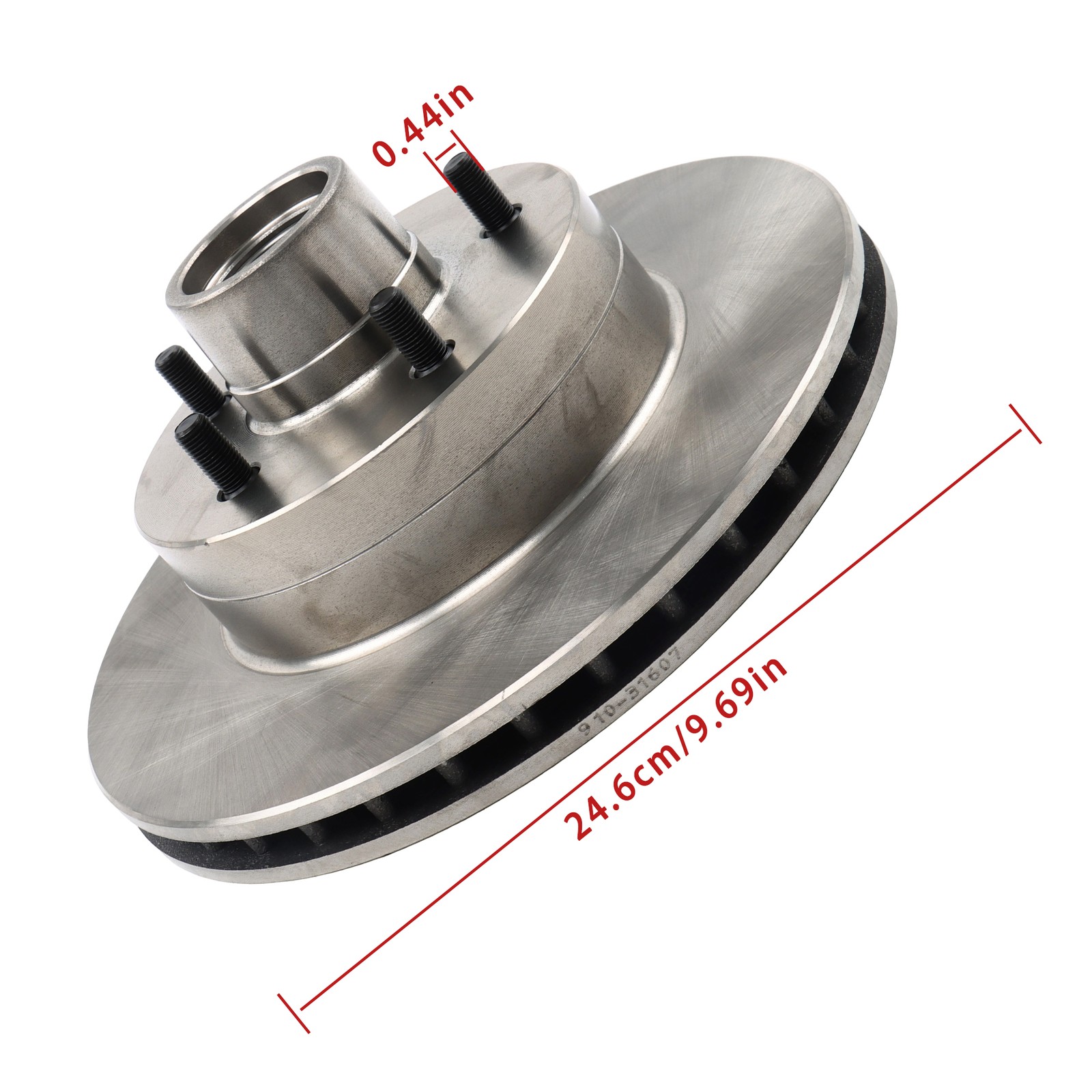 5 on 4-1/2 Disc Brake Conversion Kit For Ford Standard Deluxe 1939-1940