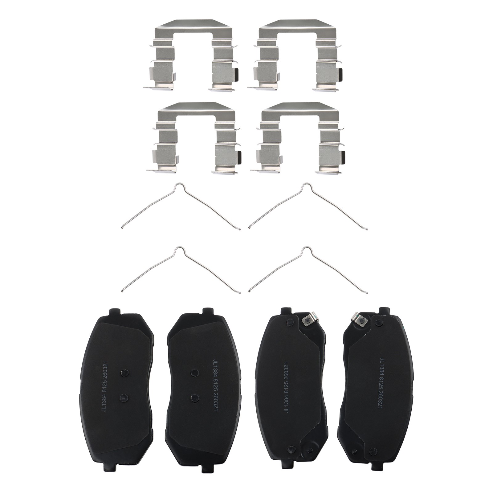 Front Disc Brake Rotors & Ceramic Brake Pads 12151054 For Kia Niro EV 2019-2022