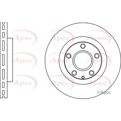 Apec Front Brake Disc DSK3023 – BRAND NEW – GENUINE – 5 YEAR WARRANTY