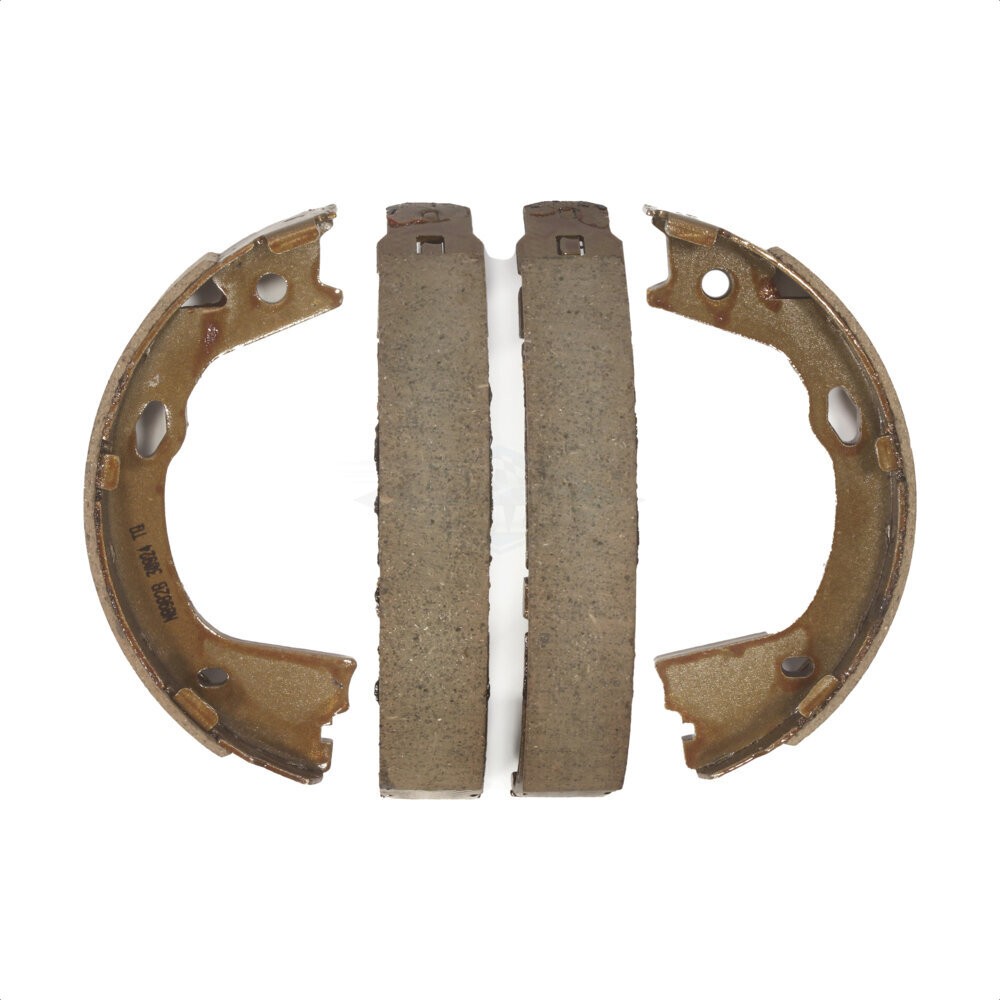 [Rear] Disc Coated Rotors Ceramic Pads Parking Brake Shoes Kit For Hyundai Azera