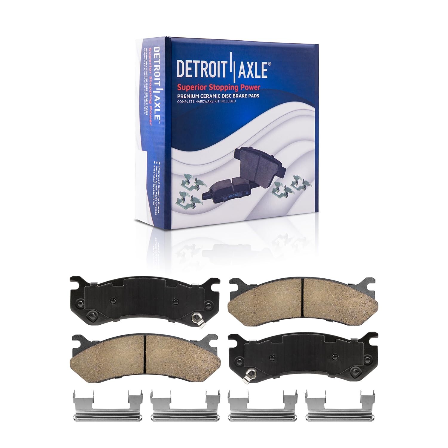 Front & Rear Drilled Rotors + Brake Pads for Chevy Silverado Sierra 2500HD 3500