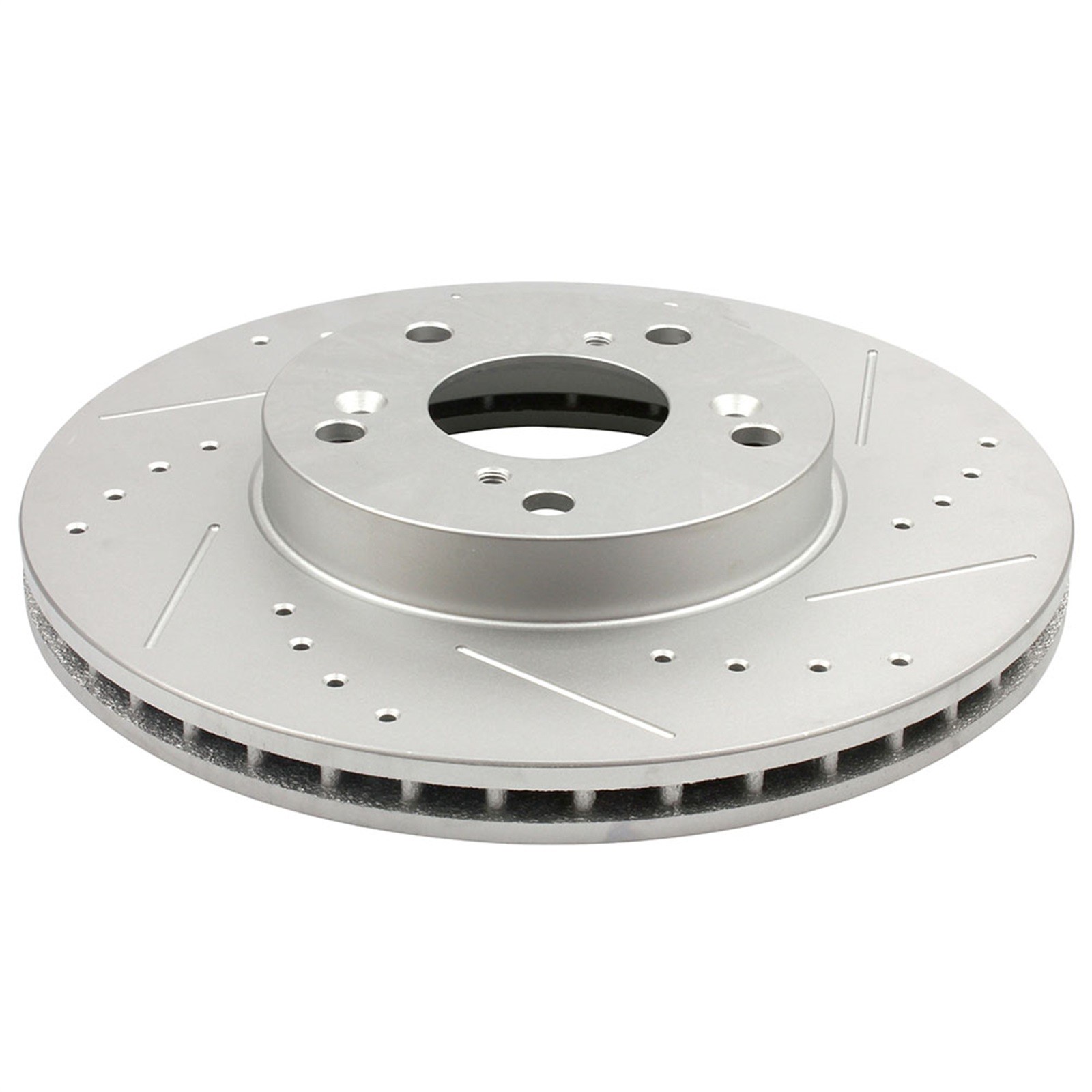Front Brake Rotors Ceramic Pads Drilled Slotted For 2002 03 04 Honda CR-V EX LX