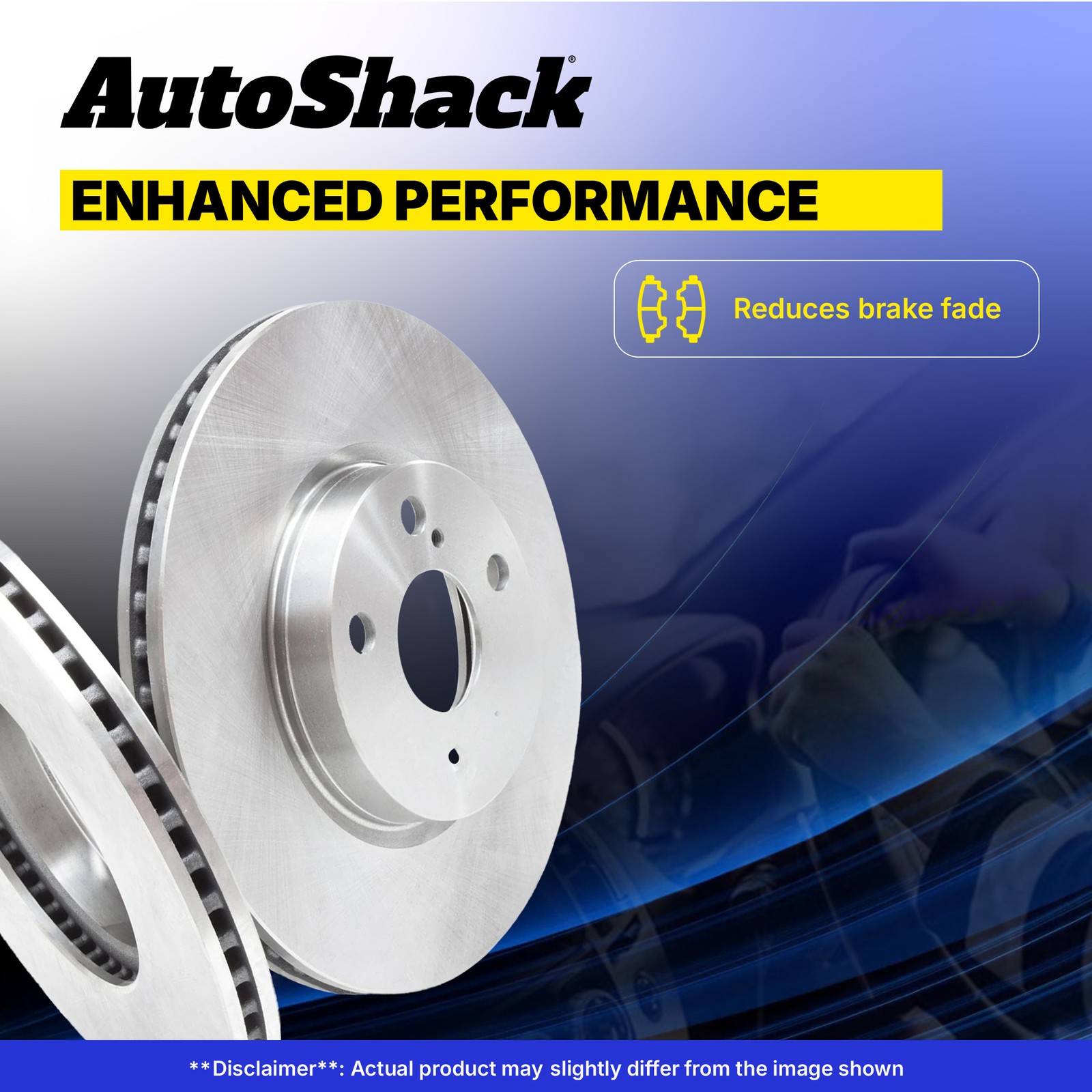 Front Brake Rotors Pair 2 for Chevy Express 1500 2007 Silverado 1500 Classic V8