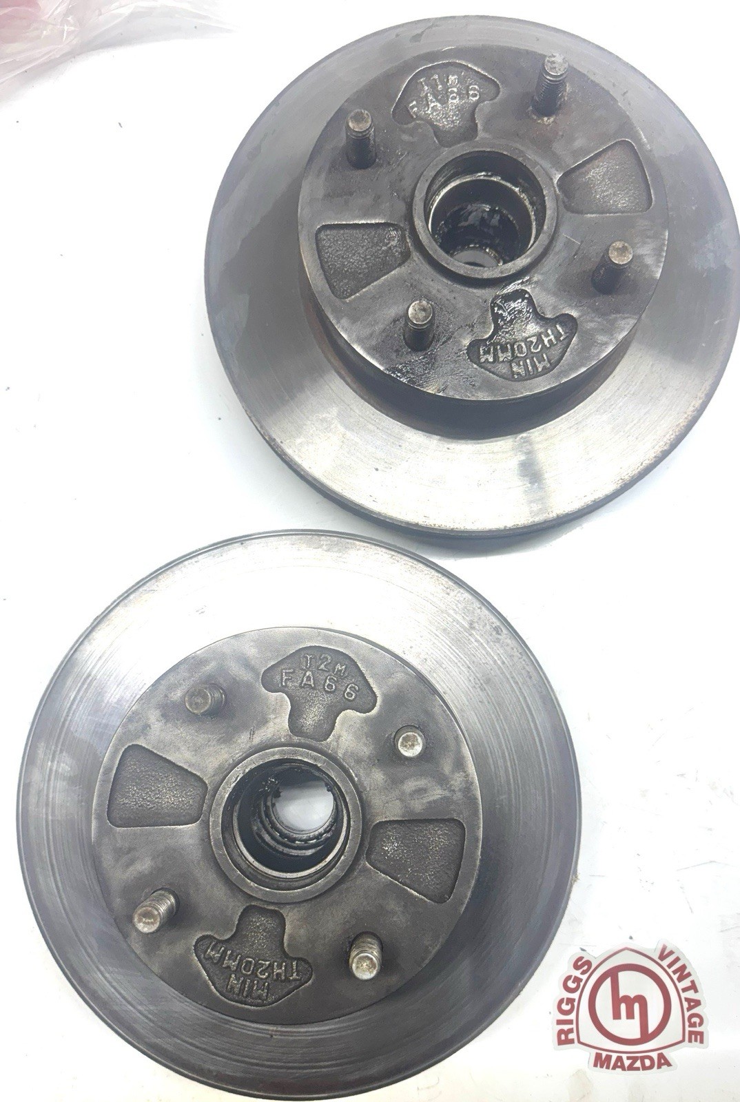 Mazda Rx7 S3 FB 1984 1985 GSLSE Front Brake Rotors Discs And Hubs 4×114.3
