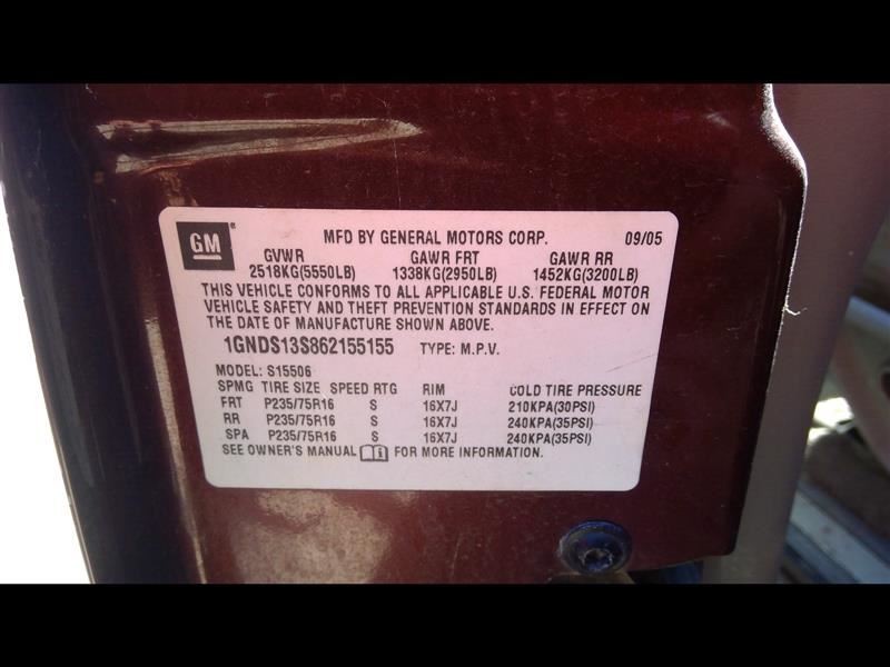 Front Brakes Fits 06-09 ENVOY 1085036