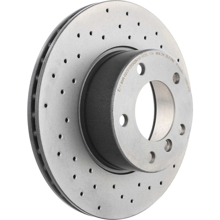 Brembo 0969241X Front Xtra Cross Drilled UV Coated Rotor for 2001-2003 BMW 525i