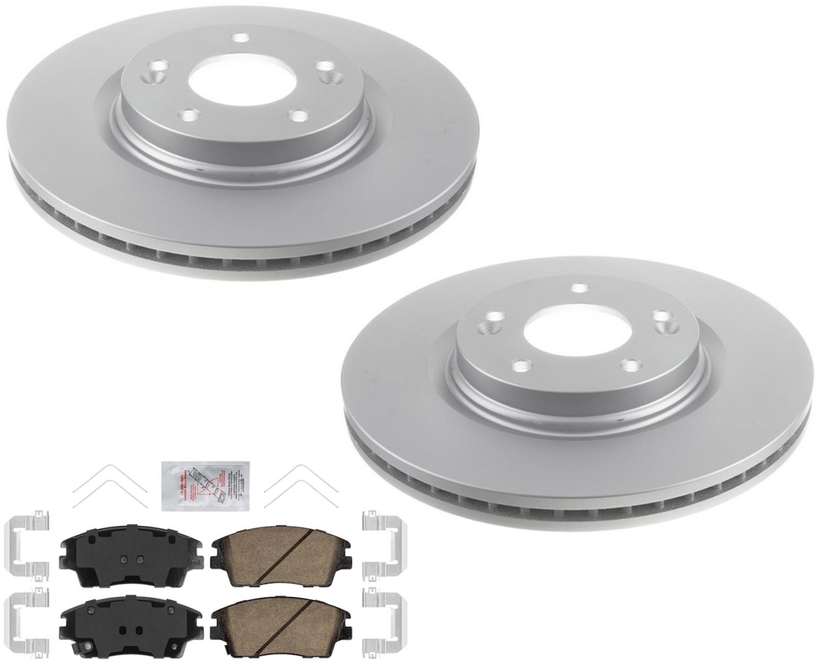 Front Disc Brake Rotors Hardware Ceramic Pads For Kia Sportage w 305MM 2016-22