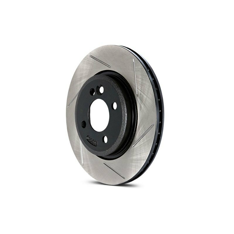 StopTech 126.40055SL Slotted Rear Driver Side Brake Rotor for 03-07 Honda Accord