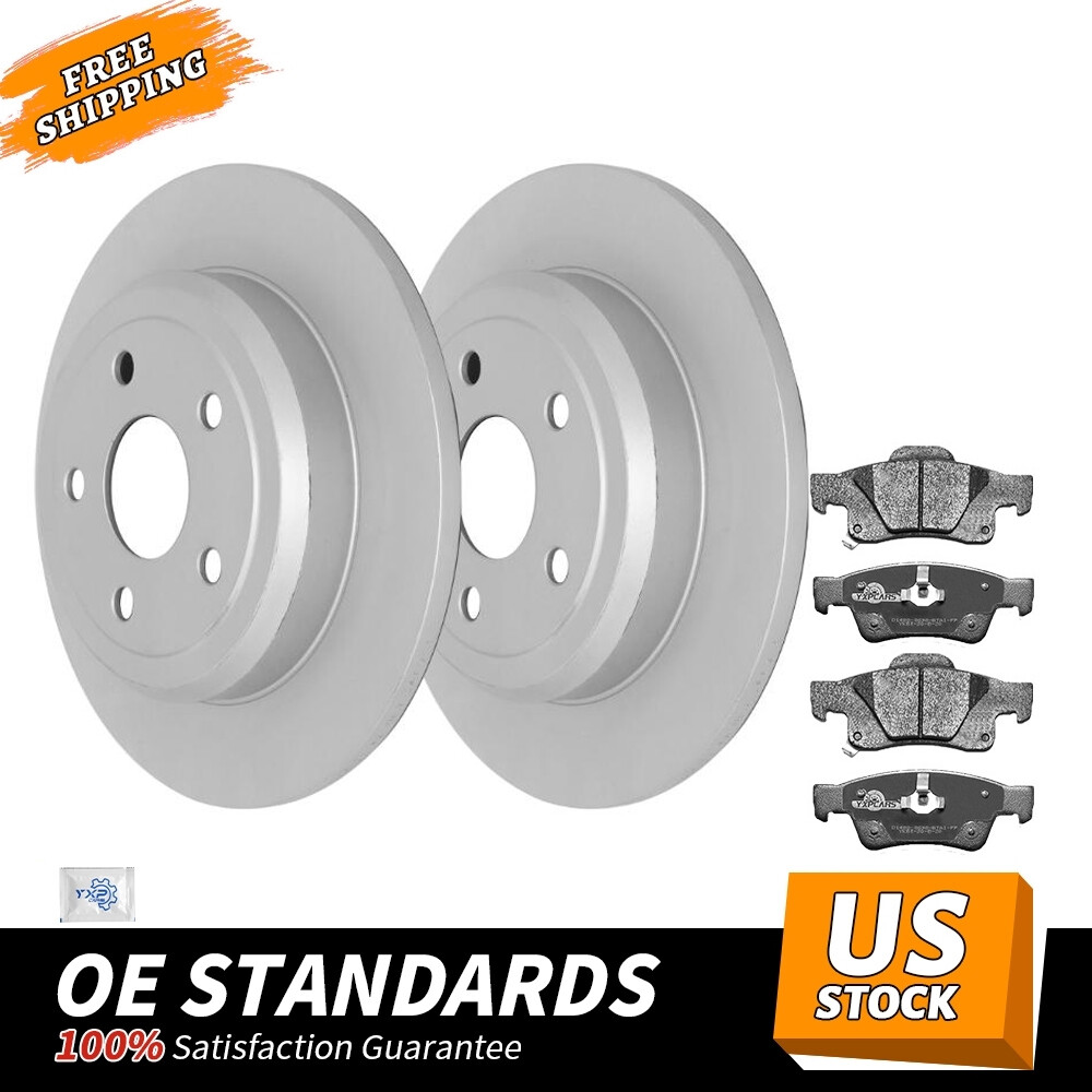 Rear Disc Rotors Ceramic Brake Pads for 2011 – 2020 Durango Jeep Grand Cherokee