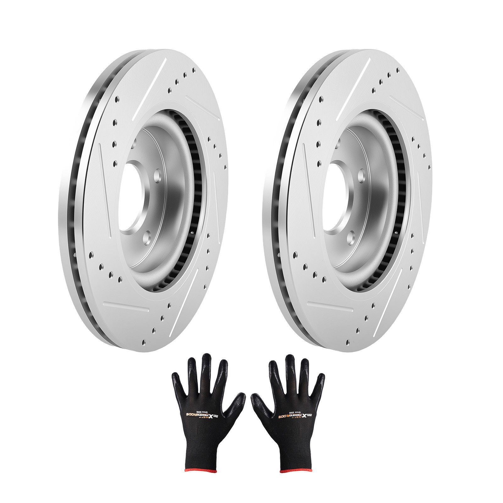 295.5 mm Front Drilled & Slotted Brake Disc For Nissan Altima 2007-2025 S-31464
