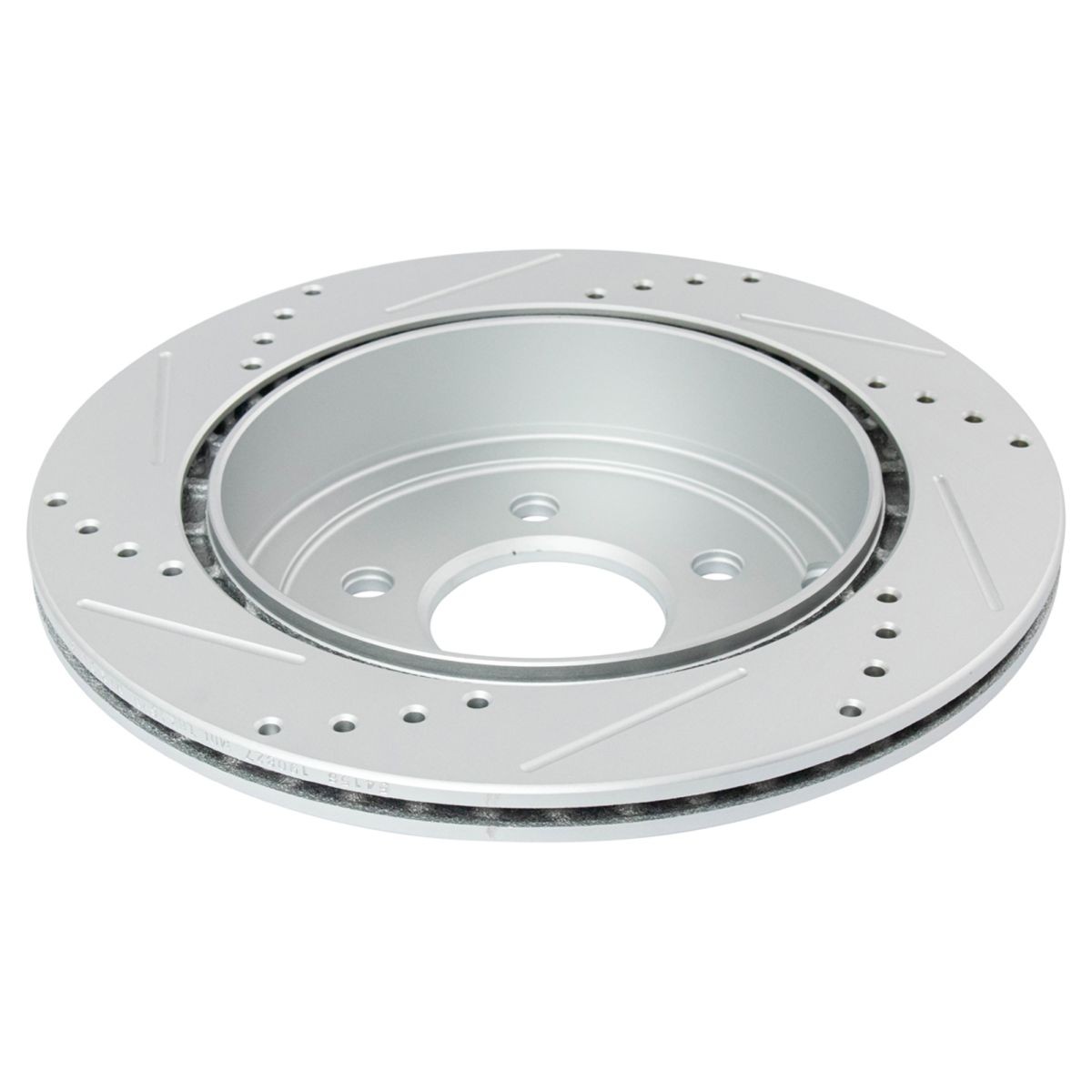 Front Rear Ceramic Brake Pad & Performance Drilled Slotted Rotor Kit
