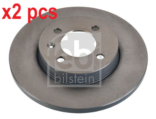 X2 PCS L&R SIDES FRONT BRAKE DISC 06310