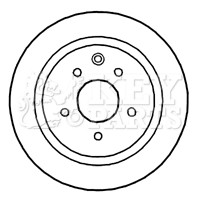 2x Brake Discs Pair Solid fits NISSAN NV200 ME0 Rear 2014 on EM57 292mm Set New