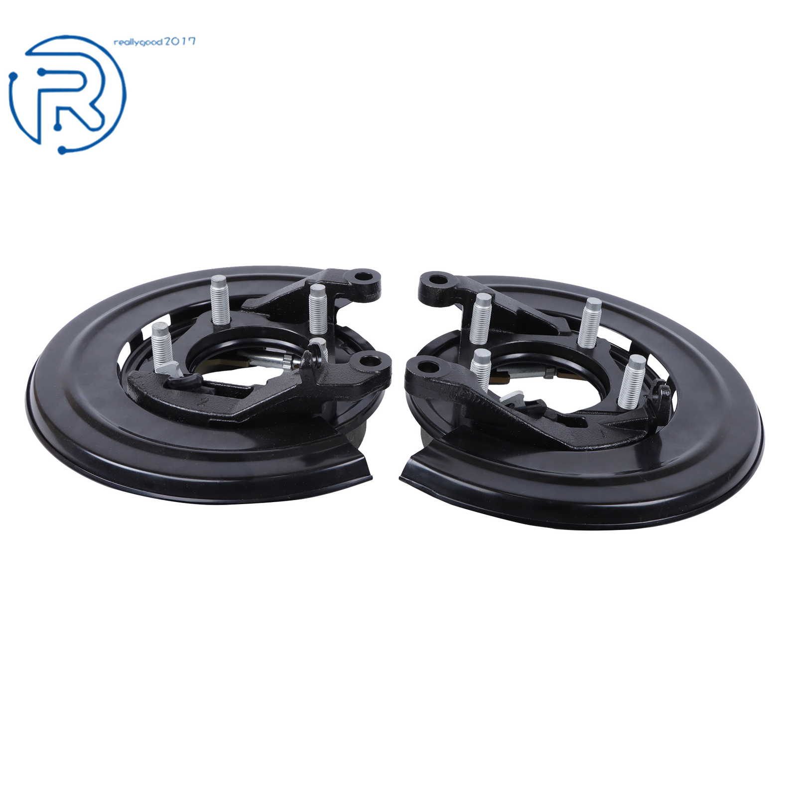 Rear Left and Right Loaded Brake Backing Plate For Ford F-Series 2005-12 926-272