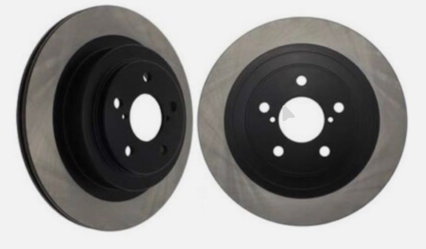 Centric Premium Rear Brake Rotors (Blank, Pair) for 2004 Subaru Impreza Wrx STi