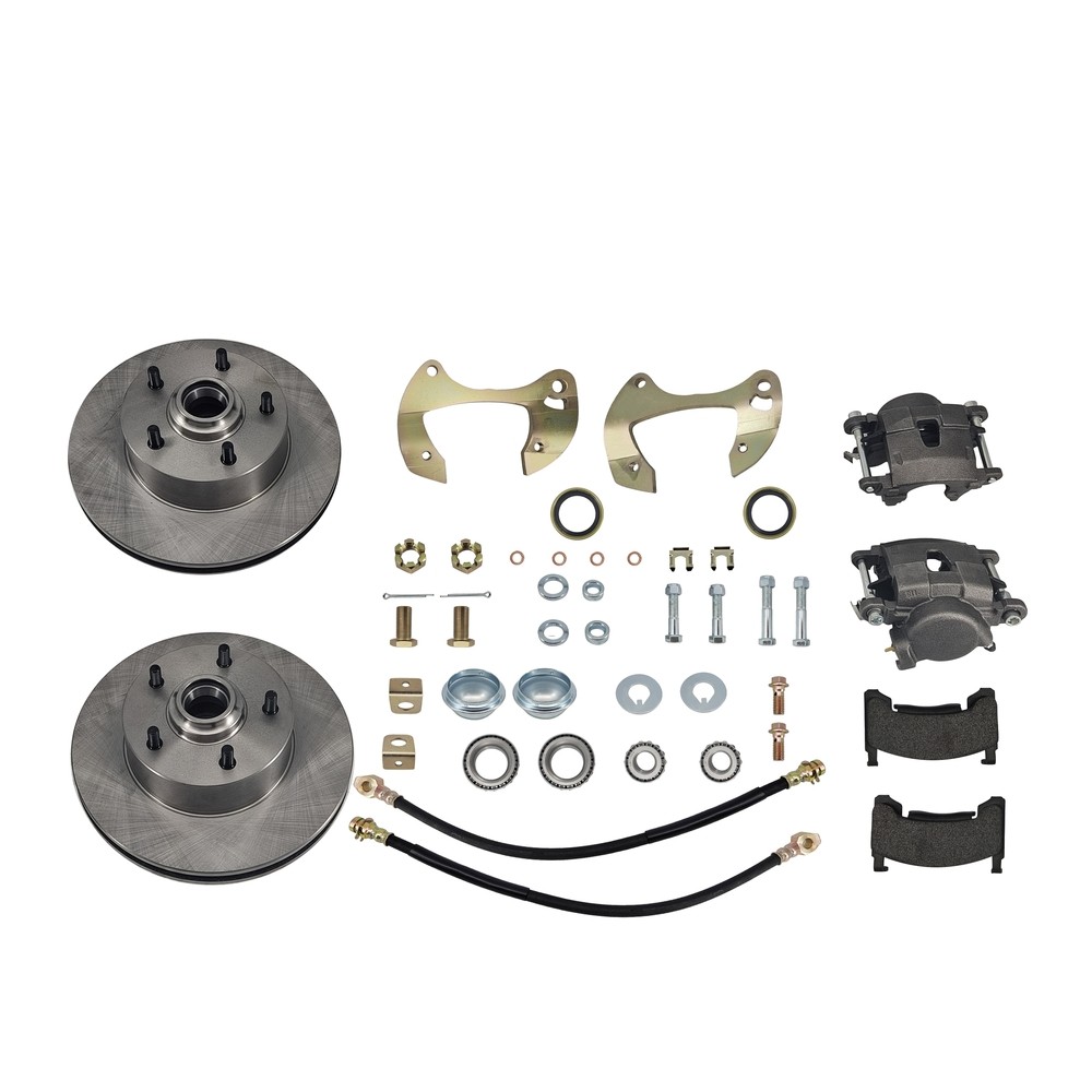 New For 1955-64 Chevy Full Size Air Car Deluxe Disc Brake Kit 5×4-3/4″ 91031911