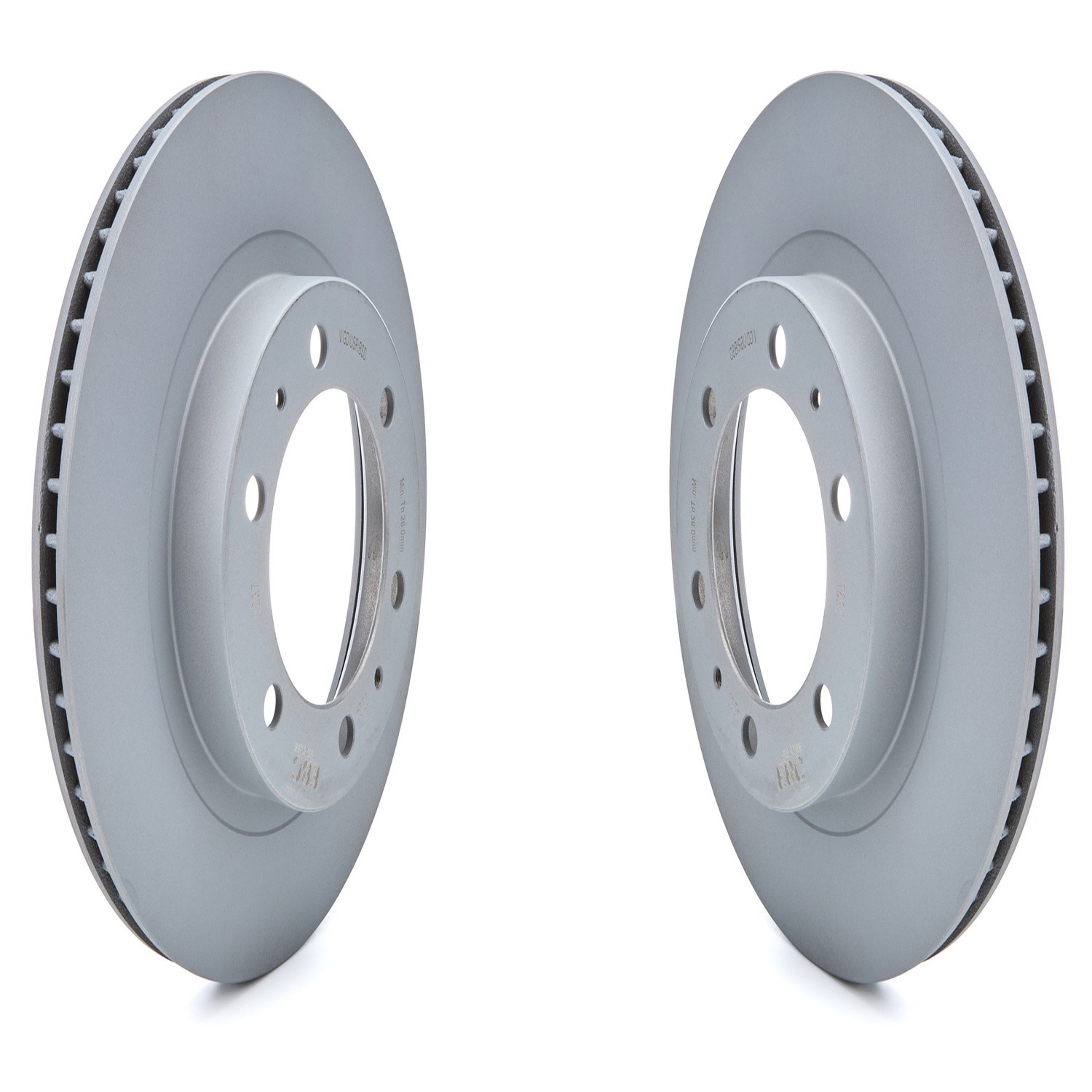 Ebc Brakes Usa RK7237, 2 Pack Gray Iron Brake Rotor Set Front Toyota Performance