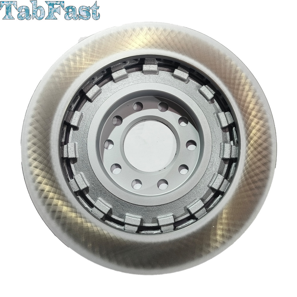 2 Pcs Left & Right Rear Brake Rotor Kit 3Y0615601A for 2011-20 Bentley Mulsanne