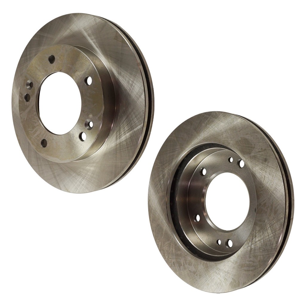 SureStop Brake Disc For Kia Sportage 1999-2002 Front | 2-Wheel Set Plain Surface