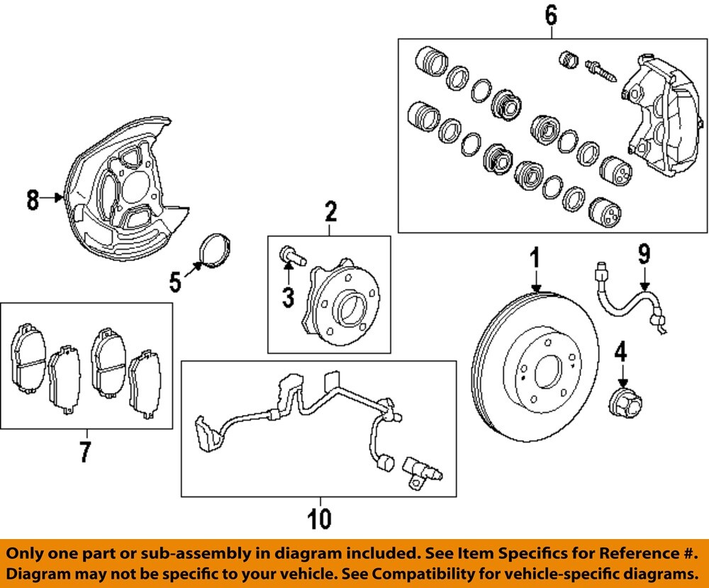TOYOTA OEM 11-25 GS F Front Suspension Brake Components-Rotor 4351230351