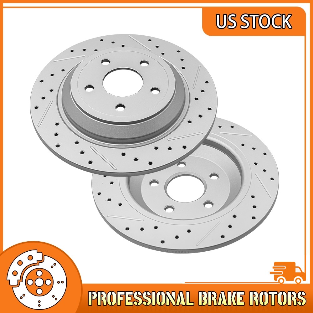 Rear Brake Rotors For 2016-18 Focus 2020-25 Escape Bronco Sport Lincoln Corsair