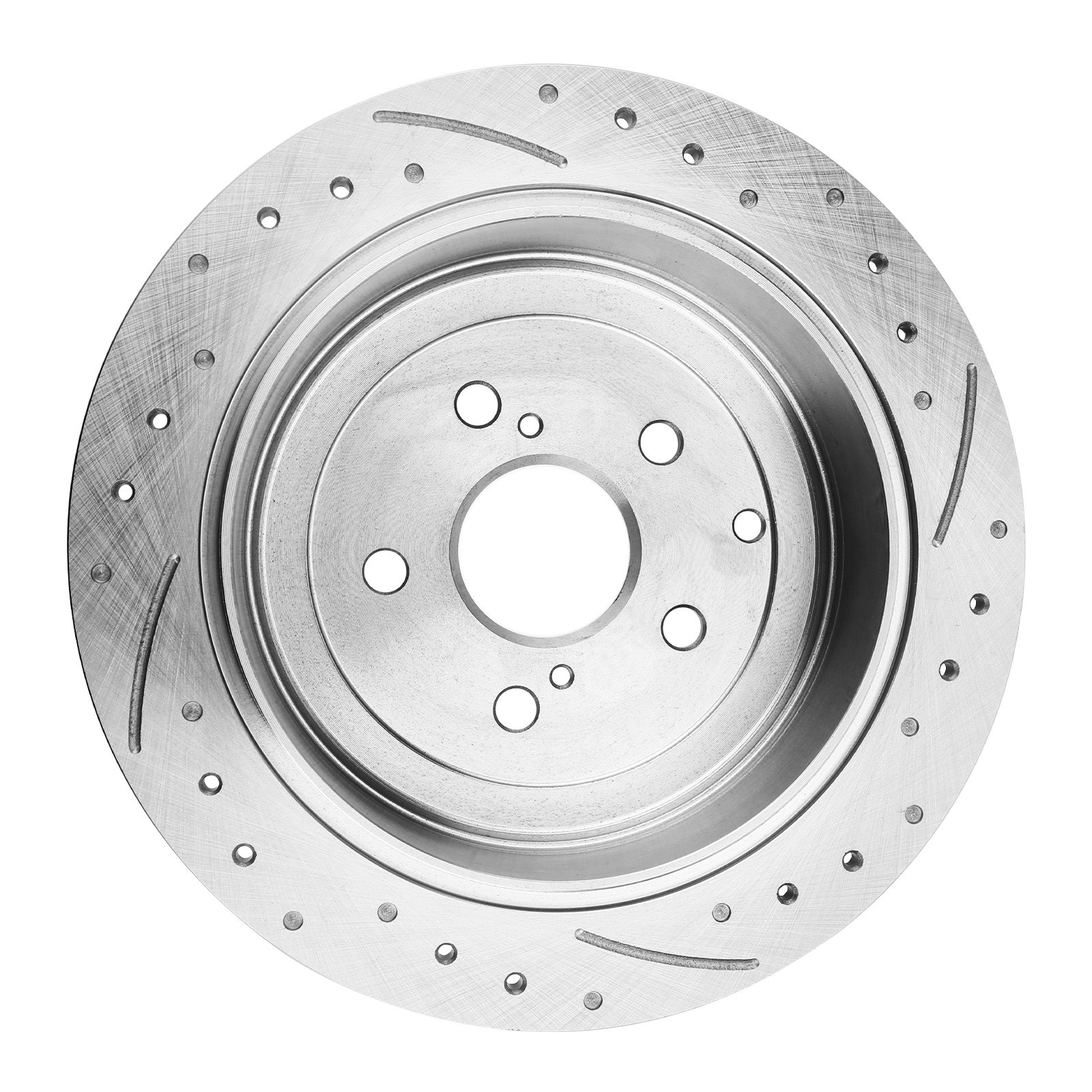 Rear Brake Kit Drilled Rotor Ceramic Brake Pads for 2010-2015 Lexus RX350 RX450h